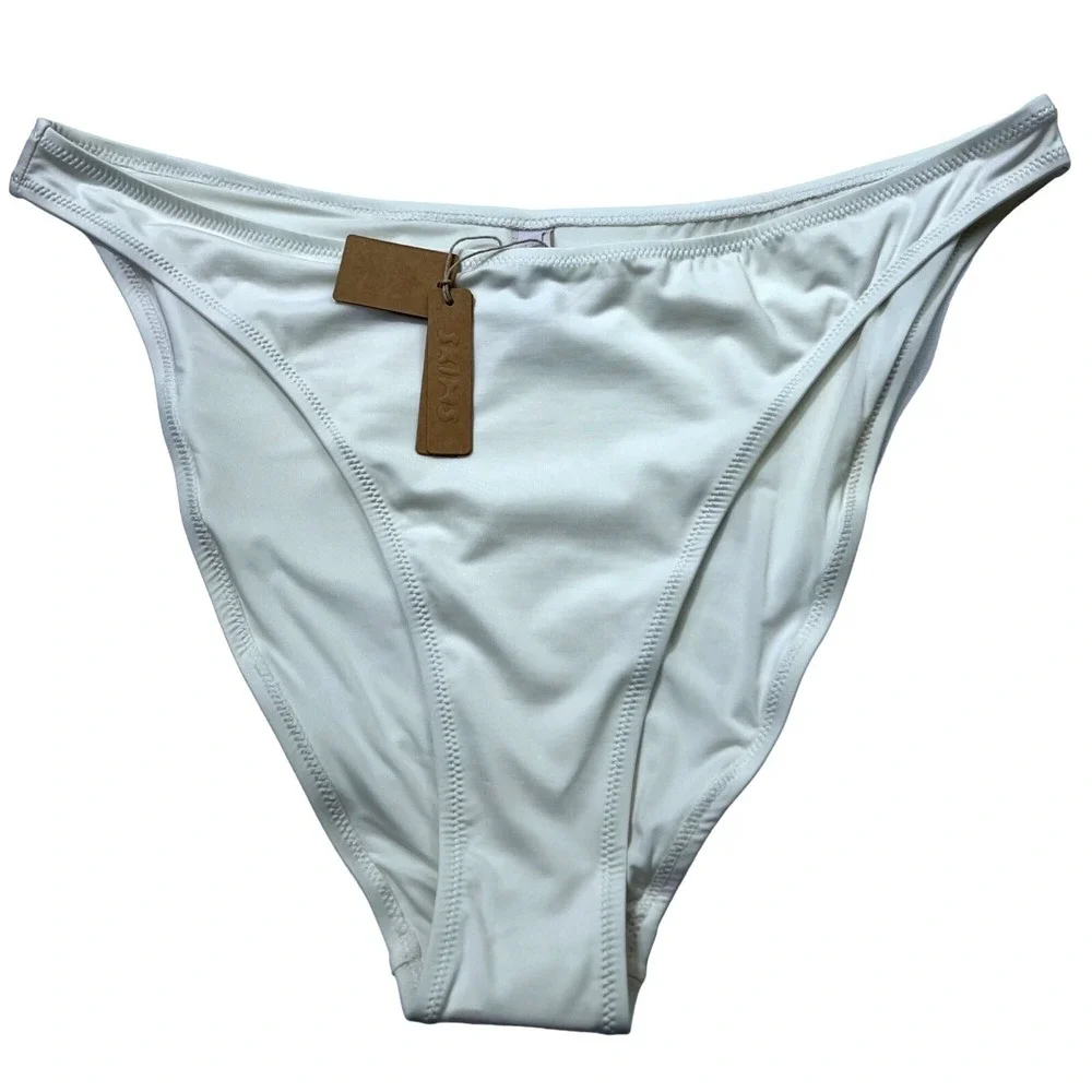 SKIMS Swim Cheeky Tanga Bottoms Lot of 2 Marble Almond Womens 2X